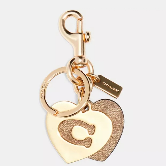New! Signature Hearts Key Ring - Picture 1 of 1